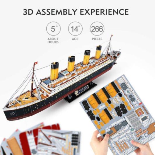 Hadiah Ulang Tahun Kertas Jigsaw DIY Stadium 3D Puzzle untuk Dewasa
