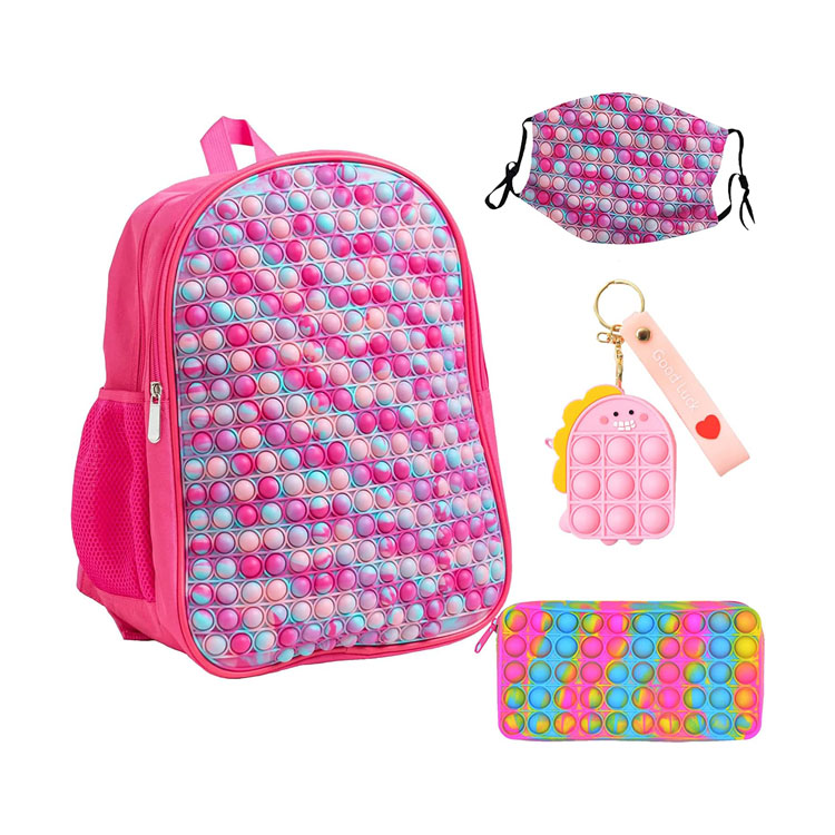 Tas Sekolah Pelajar Fidget Pop-On-It